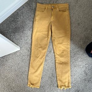 Yellow American Eagle jeans